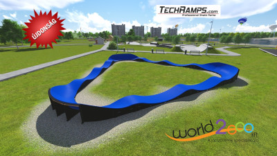 Újdonság cégünknél : Kerékpáros játszótér – Pumptrack