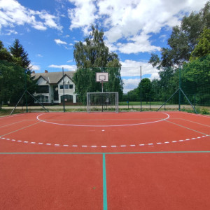 Rekortán Sportpálya vonalazással