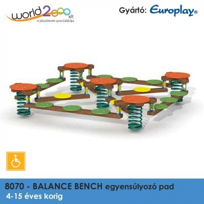  BALANCE BENCH Egyensúlyozó pad (több személyes) - akadálymentesített